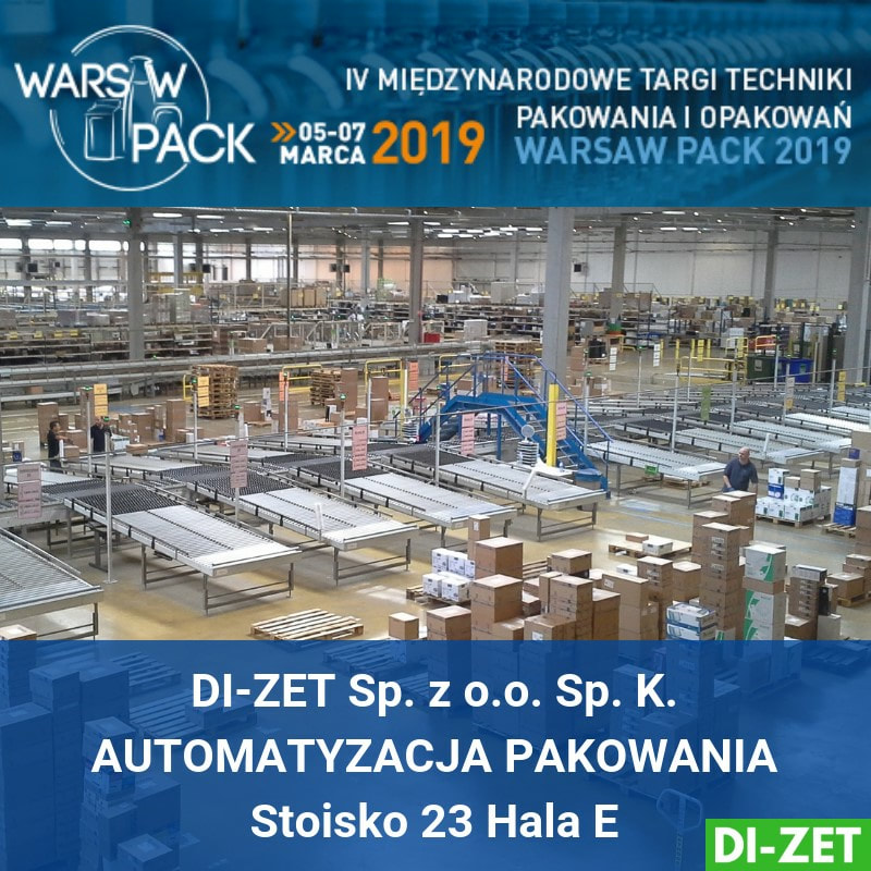 Firma DI-ZET na Targach Warsaw Pack 2019 