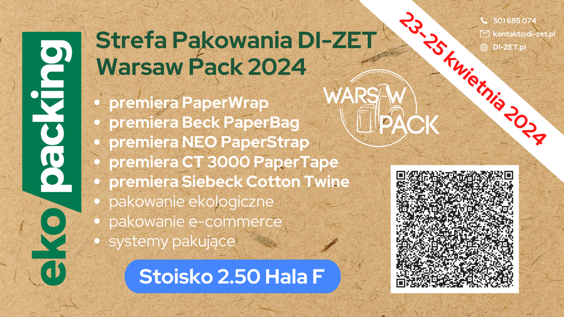 Strefa Pakowania DI-ZET. Targi Warsaw Pack 2024